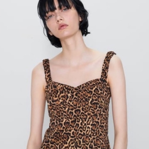 Zara cheetah print dress - Picture 8 of 10